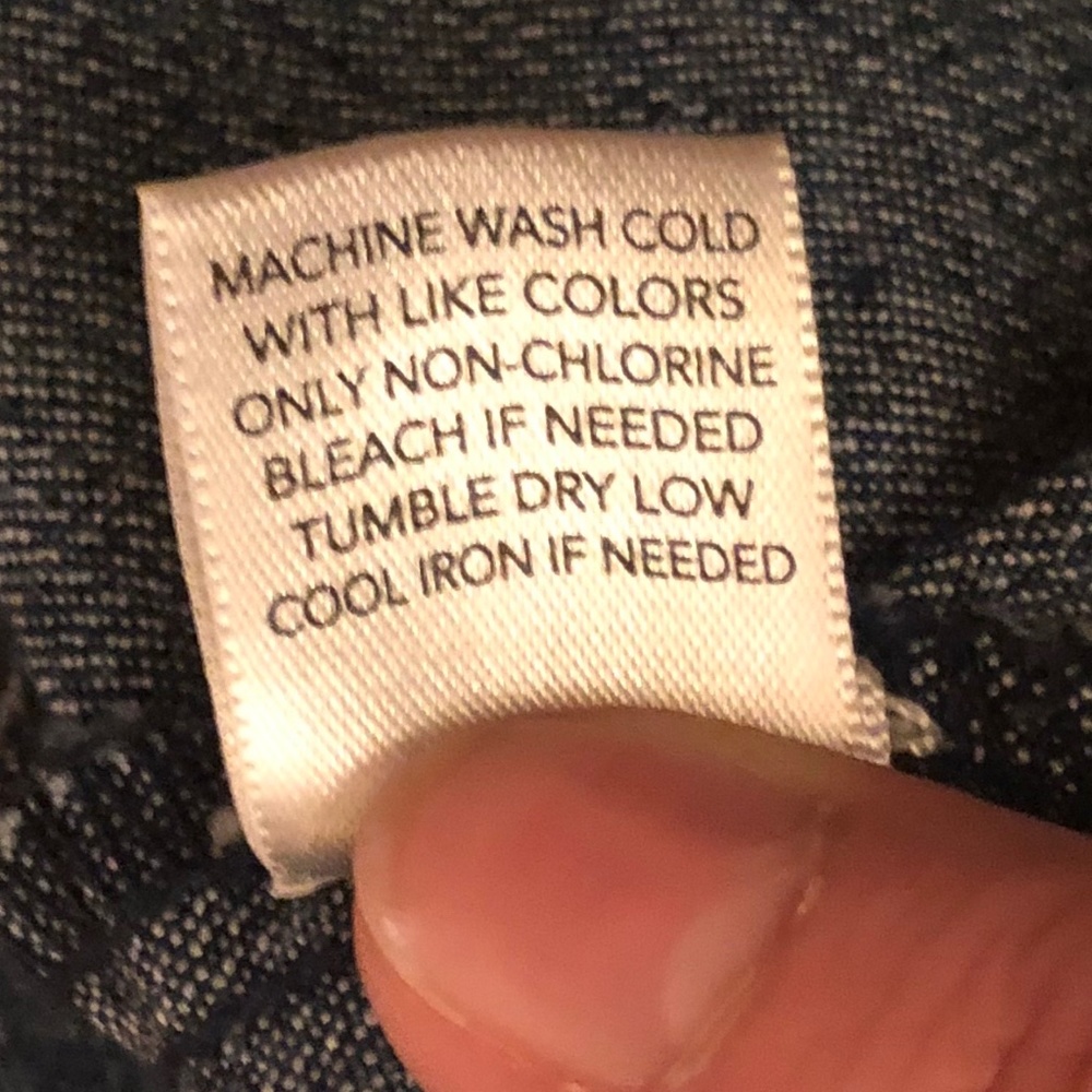 NWOT Christopher & Banks Denim Skirt (Size: 10 petite) - Picture 4 of 5